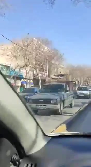 Ahmadabad Street, Isfahan   Dec. 31 — Local merchants join the ongoing protests, showing solidarity with nationwide demonstrations against economic hardships and regime mismanagement