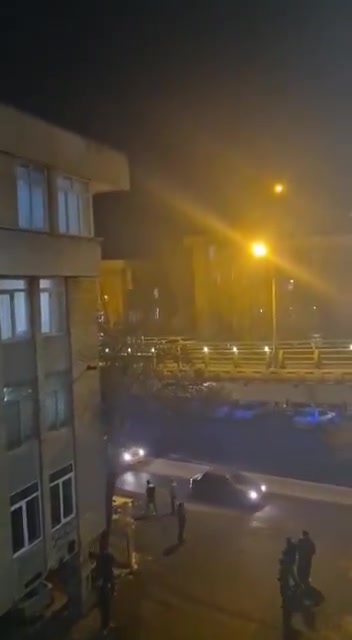 Iran Protests - December 31, 2025: Night protests in Hamedan against the mullahs' regime, chanting 'Death to Khamenei,' with clashes between protesters and repressive forces ongoing