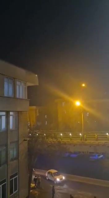 Iran Protests - December 31, 2025: Night protests in Hamedan against the mullahs' regime, chanting 'Death to Khamenei,' with clashes between protesters and repressive forces ongoing