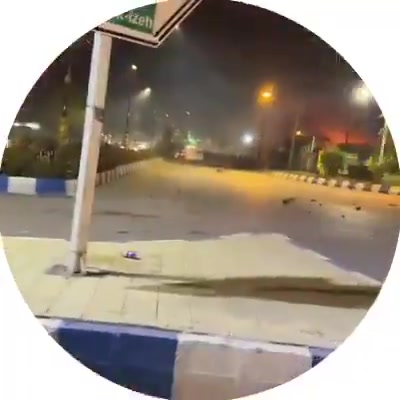 The governor's office in Bostan al-Mulk, Ahvaz, was set on fire