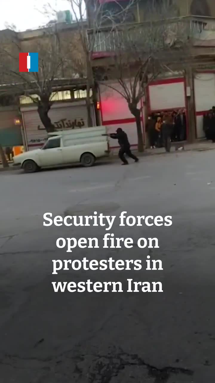 Security forces opened fire on protesters during demonstrations in the western Iranian city of Nahavand, videos obtained by Iran International showed, as nationwide protests entered their fifth day and authorities intensified their crackdown