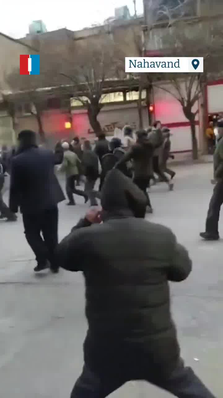 Security forces opened fire on protesters during demonstrations in the western Iranian city of Nahavand, videos obtained by Iran International showed, as nationwide protests entered their fifth day and authorities intensified their crackdown