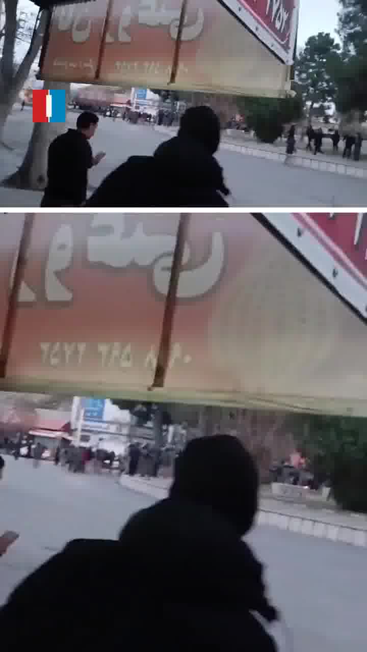 Demonstrators remained in the streets of Eslamabad-e Gharb in western Iran and chanted “Bisharaf, Bisharaf” (shameless, shameless) despite the sound of gunfire by government forces during protests on Thursday, videos received by Iran International show
