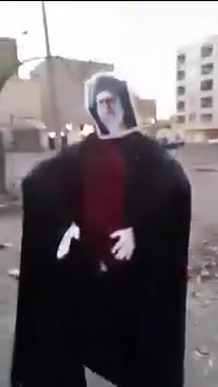 Protesters in Tehran declared their defiance against the regime, saying they had set fire to a symbol of dictatorship and would continue their struggle until the ruling clerics are removed from power