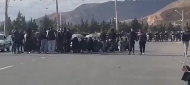 Popular protests erupt in Shiraz, Iran.