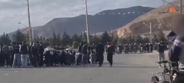 Popular protests erupt in Shiraz, Iran.