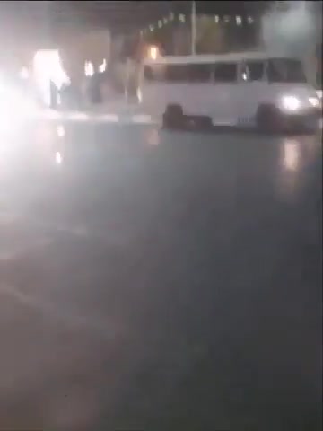 Yazd, central Iran: People returned to streets to protest against the regime on the seventh night of the nationwide uprising