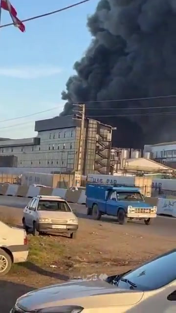 Explosions were reported at a factory in Amol, Mazandaran Province, Iran. Local media say a fire broke out at the facility, triggering the explosion