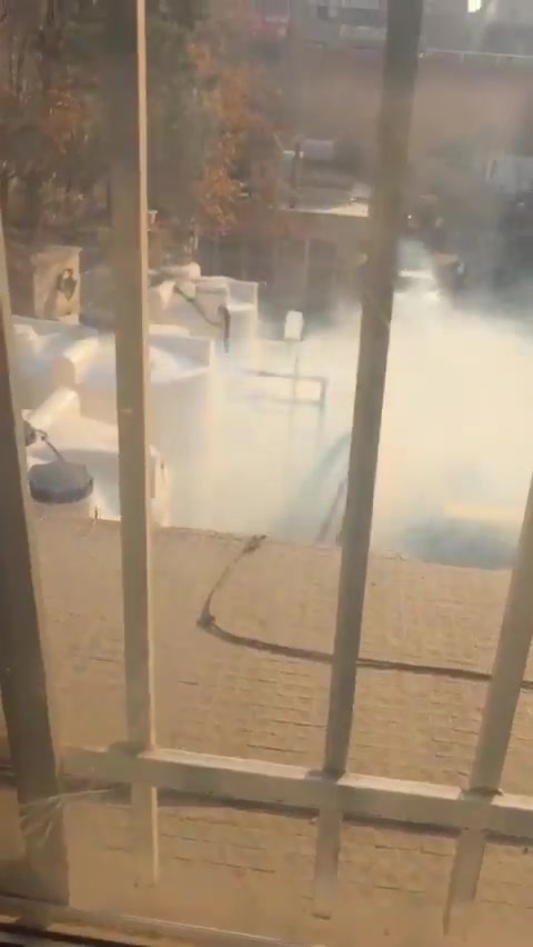 Today, Hasanabad Tehran: Tear gas fired into Sina Hospital, 