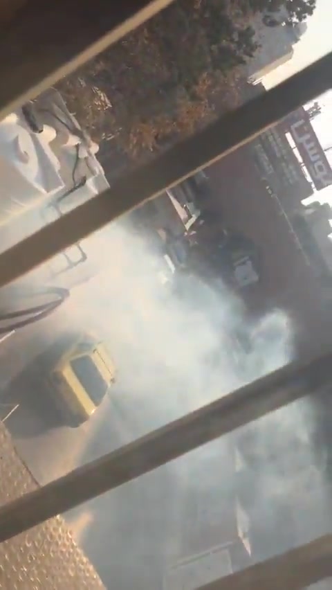 Today, Hasanabad Tehran: Tear gas fired into Sina Hospital, 