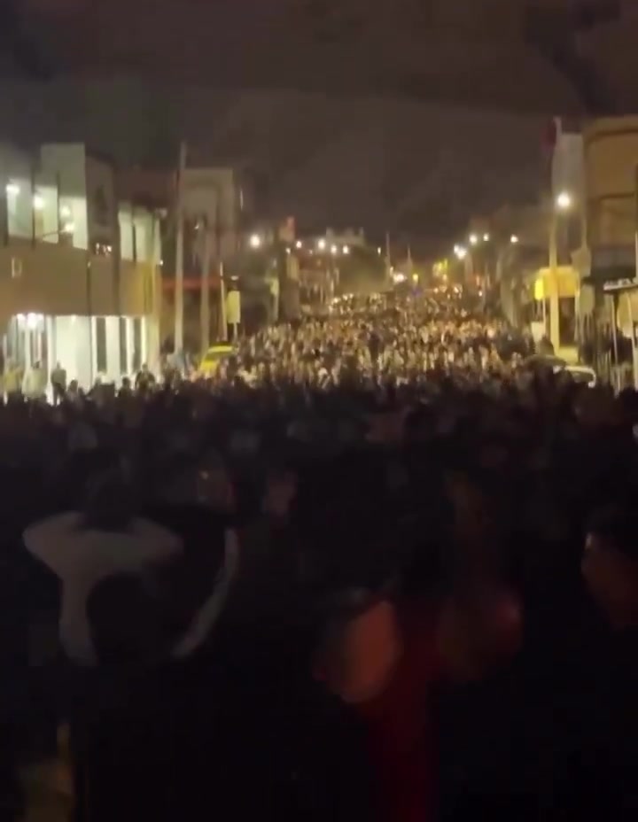 Abdanan, western Iran: footage of celebrations after people took control of the city from the regime's security forces