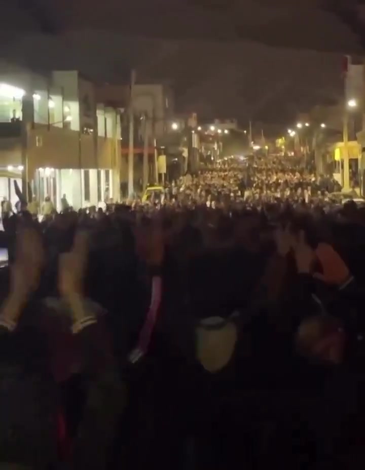 Abdanan, western Iran: footage of celebrations after people took control of the city from the regime's security forces