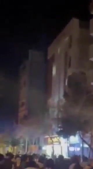 Sabzevar, northeast IranLarge crowd gathered for nightly anti-regime demonstrations. In face of the regime's security forces, they are chanting, Don't be afraid, we're all together.