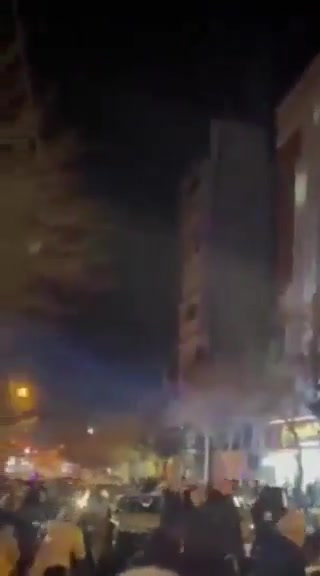 Sabzevar, northeast IranLarge crowd gathered for nightly anti-regime demonstrations. In face of the regime's security forces, they are chanting, Don't be afraid, we're all together.