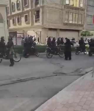 Massive protests are taking place in Bandar Abbas in southern Ahvaz, Iran.