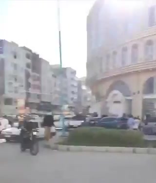 Massive protests are taking place in Bandar Abbas in southern Ahvaz, Iran.