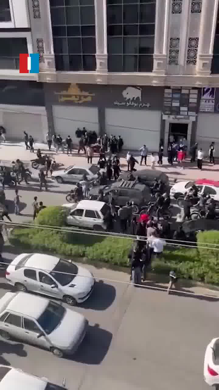 Clashes erupted between protesters and security forces in the port city of Bandar Abbas on Wednesday, according to videos received by Iran International