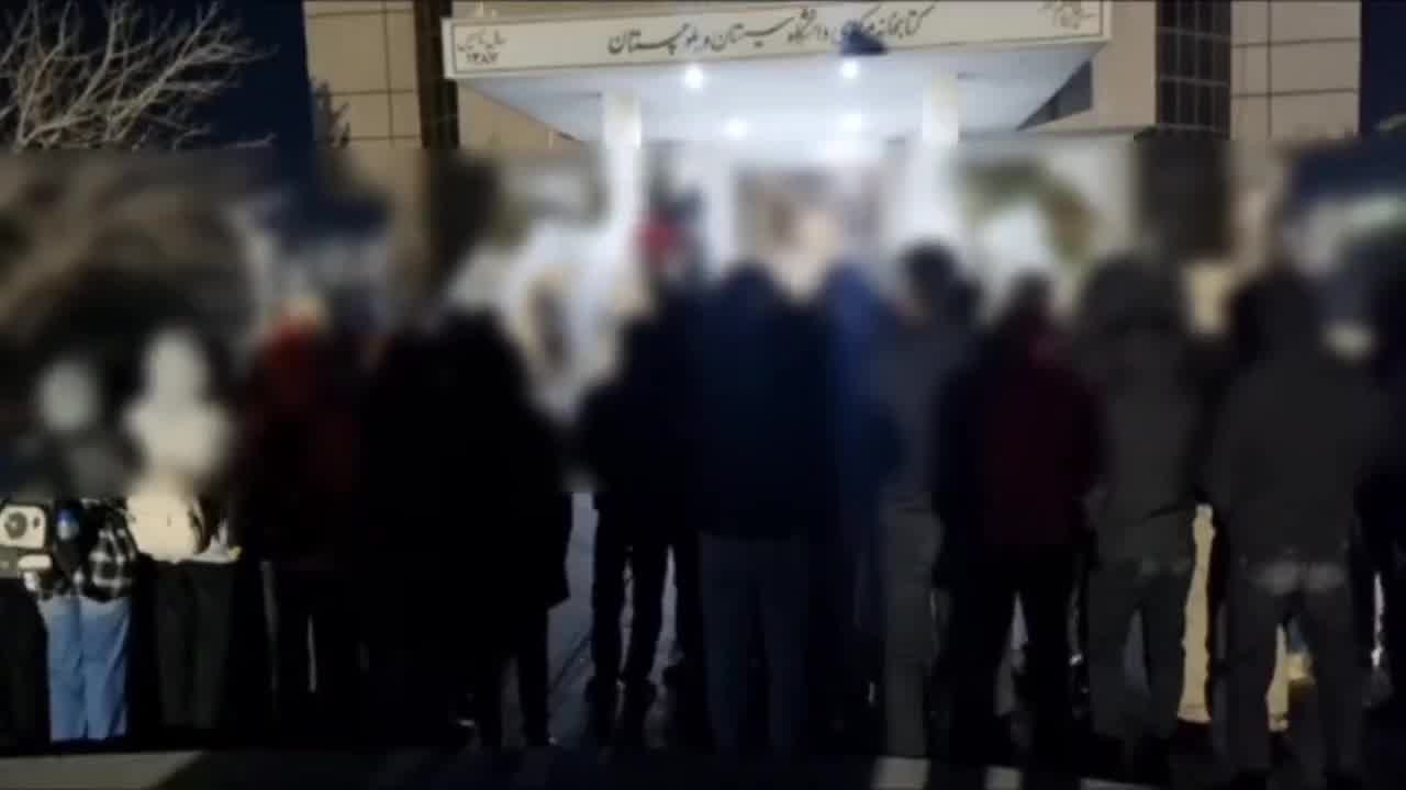 Zahedan, southeast Iran:Students at University of Sistan & Baluchestan held nightly protest rally chanting anti-regime slogans: Students will die but won't accept humiliationWe have neither water nor bread, high prices be damned