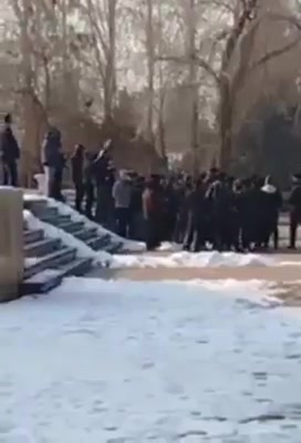 Urmia, northwest Iran:Students at Urmia University held anti-regime protest rallies, chanting, Students will die but won't accept humiliation.