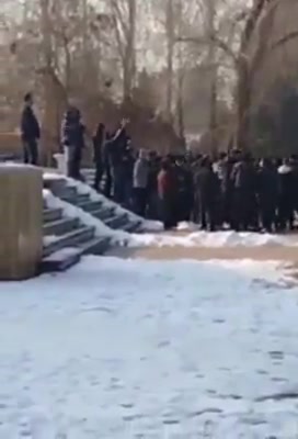 Urmia, northwest Iran:Students at Urmia University held anti-regime protest rallies, chanting, Students will die but won't accept humiliation.