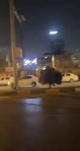 Mashhad, northeast Iran:Nightly anti-regime protest rally in Haft-e Tir Blvd. Protesters are chanting, This is the year of blood, Seyyed Ali [Khamenei] will be overthrown.