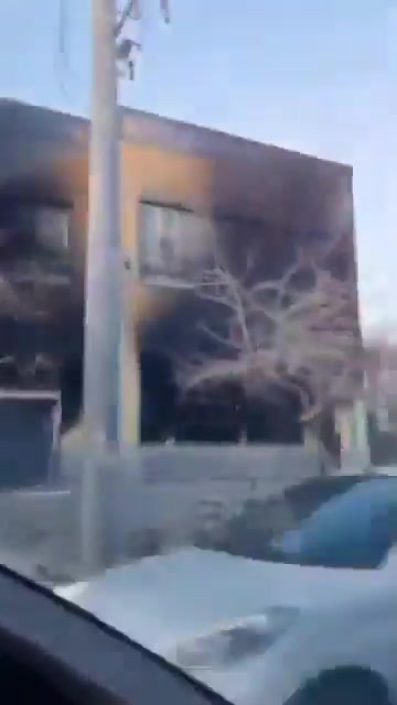 Mashhad, northeast Iran: During the anti-regime protests, the people of Mashhad set fire to regime buildings, including seminaries used to rally Basij units and other regime forces
