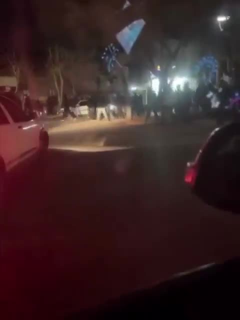 Isfahan, central Iran: In their nightly protests, the people chanted, Down with the dictator.
