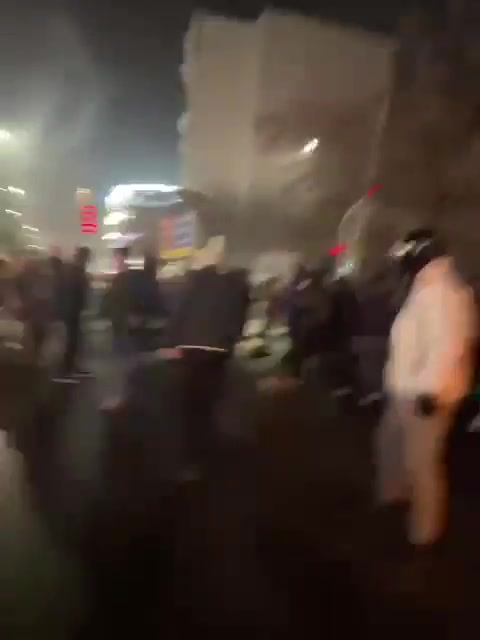 Tabriz, NE Iran Iran Protests in Tabriz last night. The sounds of security forces attacking protesters can be heard