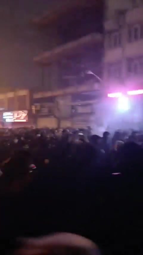 Protests have erupted in the Sattar Khan area of Tehran, with demonstrators chanting: “Death to the dictator.”