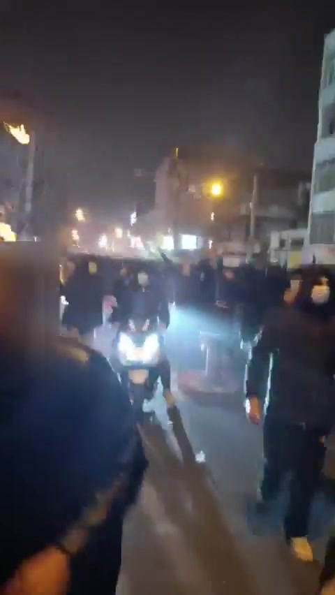 Protests erupted in the Sattarkhan district of Tehran, with demonstrators chanting Death to the dictator.