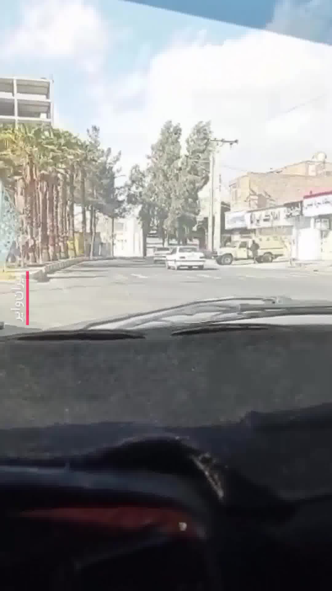 Video purportedly from Zahedan, near the Makki Grand Mosque, showing security forces today Protests broke out last week on Friday
