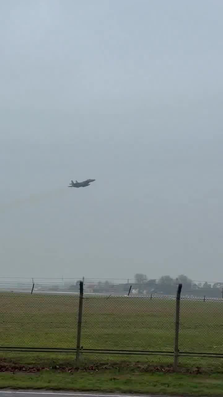 Twelve F-15E Strike Eagles with the U.S. Air Force’s 48th Fighter Wing (48 FW) departed earlier today from RAF Lakenheath in England bound for Muwaffaq Salti Air Base in Jordan, with one diverting to Chania International Airport on the Greek island of Crete. Several KC-135T Stratotankers and C-17A Globemaster IIIs supported the deployment of the F-15s to the Middle East, as tensions escalate with Iran.