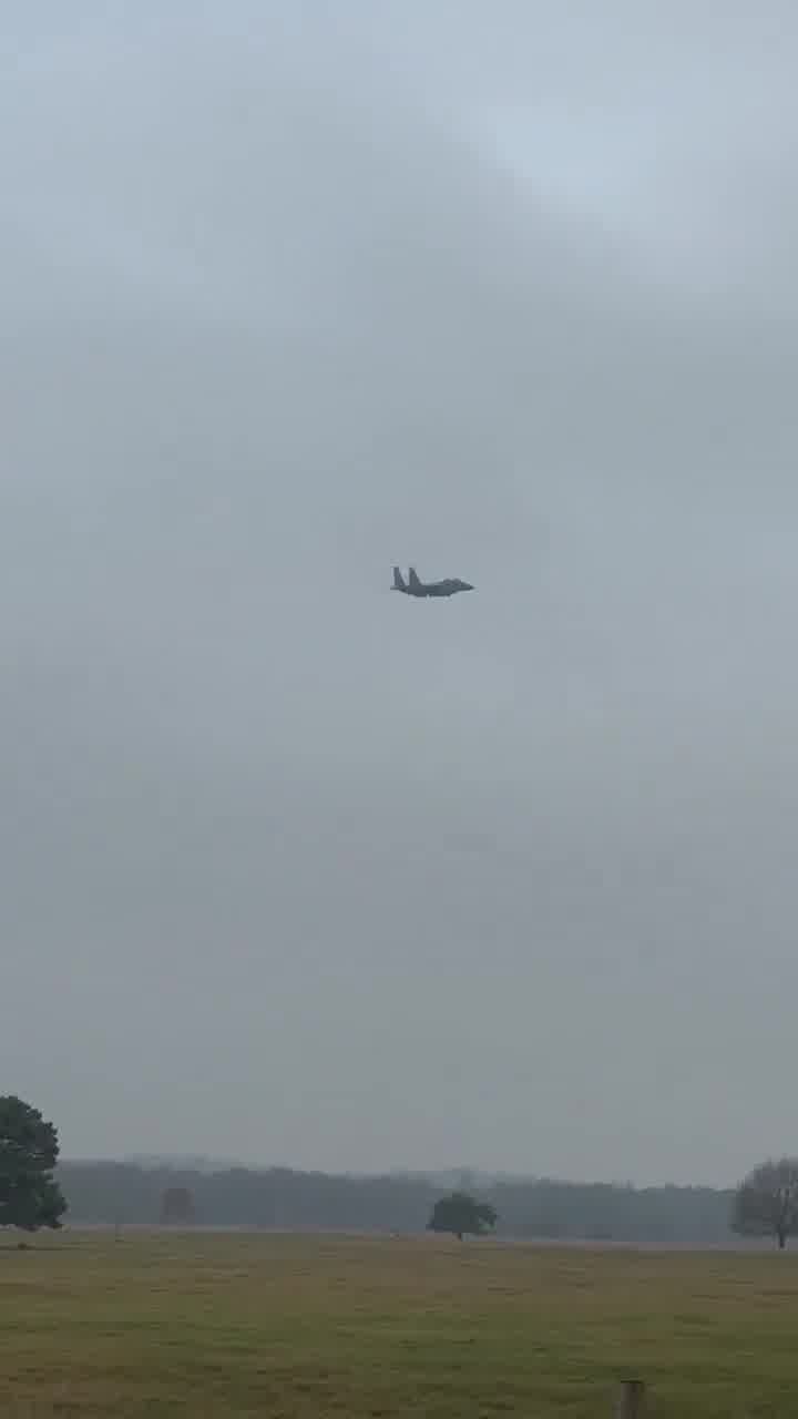 Twelve F-15E Strike Eagles with the U.S. Air Force’s 48th Fighter Wing (48 FW) departed earlier today from RAF Lakenheath in England bound for Muwaffaq Salti Air Base in Jordan, with one diverting to Chania International Airport on the Greek island of Crete. Several KC-135T Stratotankers and C-17A Globemaster IIIs supported the deployment of the F-15s to the Middle East, as tensions escalate with Iran.