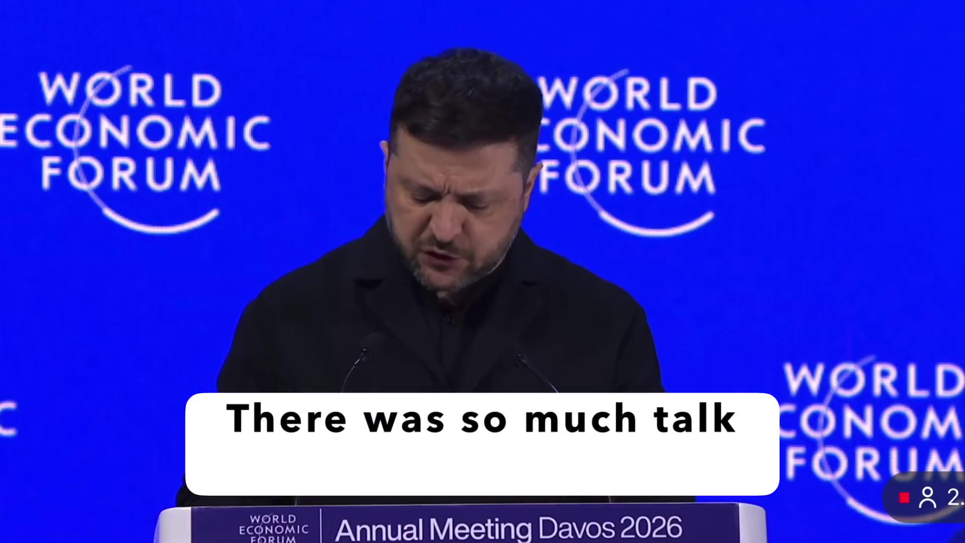 Zelensky on Iran in Davos:  By the time politician started forming a position, the Ayatollah has already killed thousands. If the regime survives, it sends a clear signal to every bully: kill enough people and you stay in power. “There was so much talk about the protests in Iran, but they drowned in blood. The world has not helped enough, the Iranian people and its true. It has stood aside . By the time politicians came back to work and started forming a position, the Ayatollah has already killed thousands. And what will Iran become after this bloodshed? If the regime survives, it sends a clear signal to every bully: kill enough people and you stay in power. Who in Europe needs that message to become a reality? And yet Europe hasn't even tried to build its own response”.