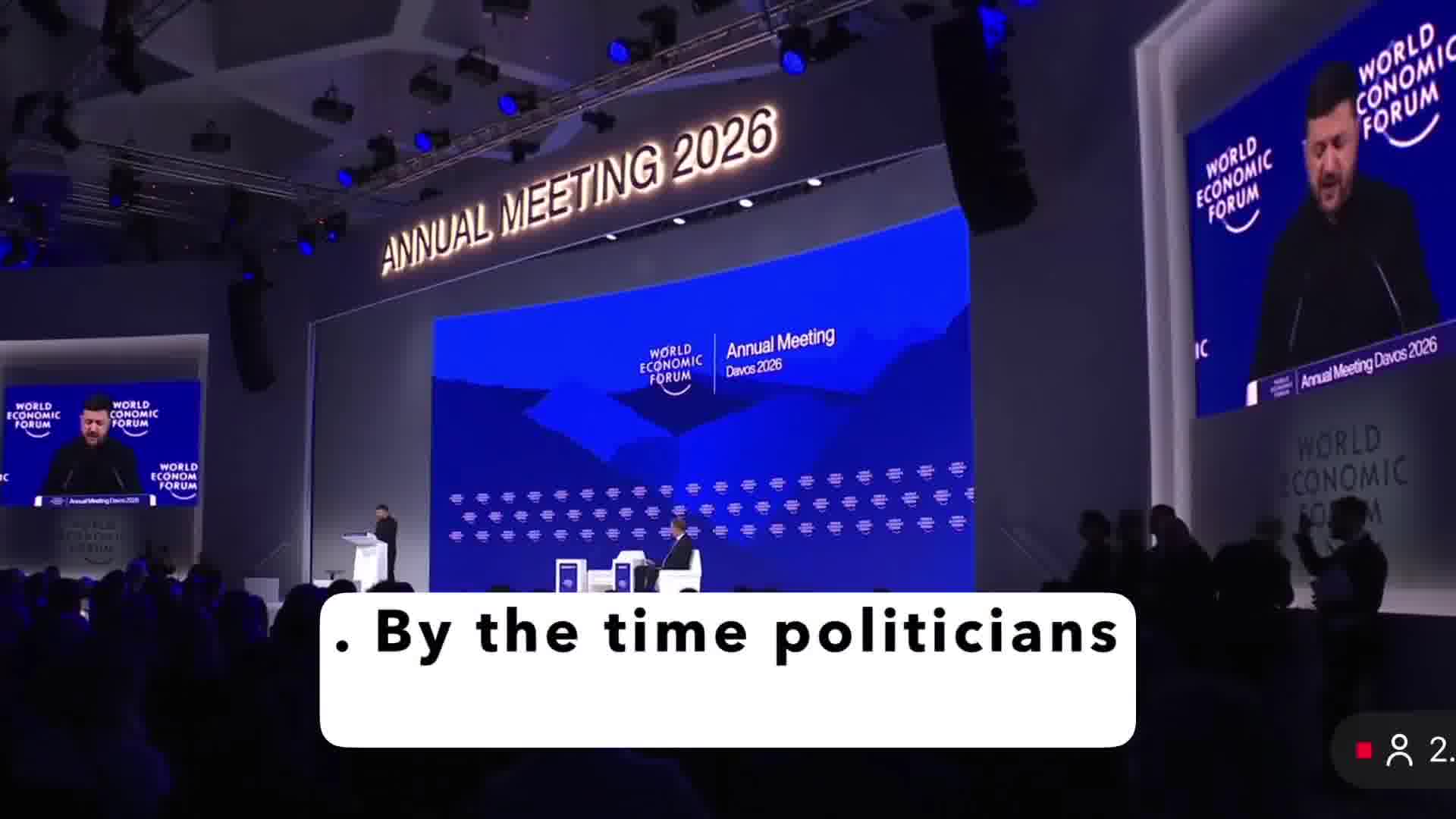 Zelensky on Iran in Davos:  By the time politician started forming a position, the Ayatollah has already killed thousands. If the regime survives, it sends a clear signal to every bully: kill enough people and you stay in power. “There was so much talk about the protests in Iran, but they drowned in blood. The world has not helped enough, the Iranian people and its true. It has stood aside . By the time politicians came back to work and started forming a position, the Ayatollah has already killed thousands. And what will Iran become after this bloodshed? If the regime survives, it sends a clear signal to every bully: kill enough people and you stay in power. Who in Europe needs that message to become a reality? And yet Europe hasn't even tried to build its own response”.
