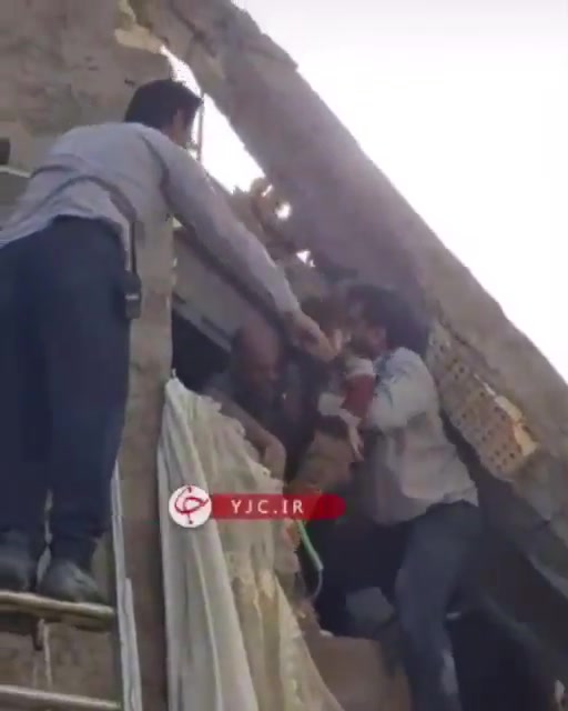 Four were killed in a gas explosion in a residential building in Iran's southwestern city of Ahvaz. Rescuers pulled a woman and a 3-year-old child alive from the rubble. The incident was caused by a gas leak