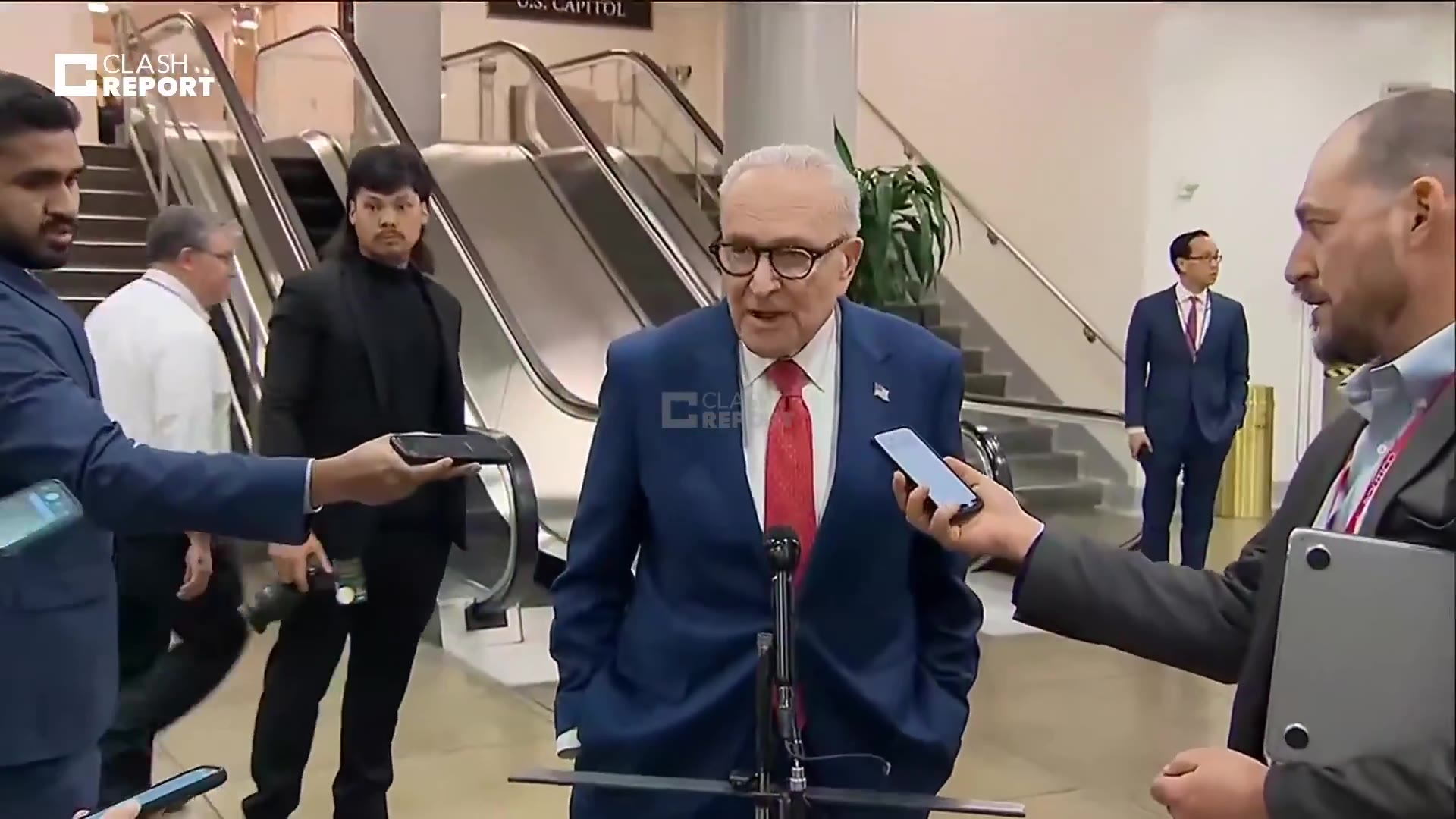 Senate Minority Leader Chuck Schumer following Gang of Eight briefing on Iran:  Look, this is serious. The administration has to make its case to the American people