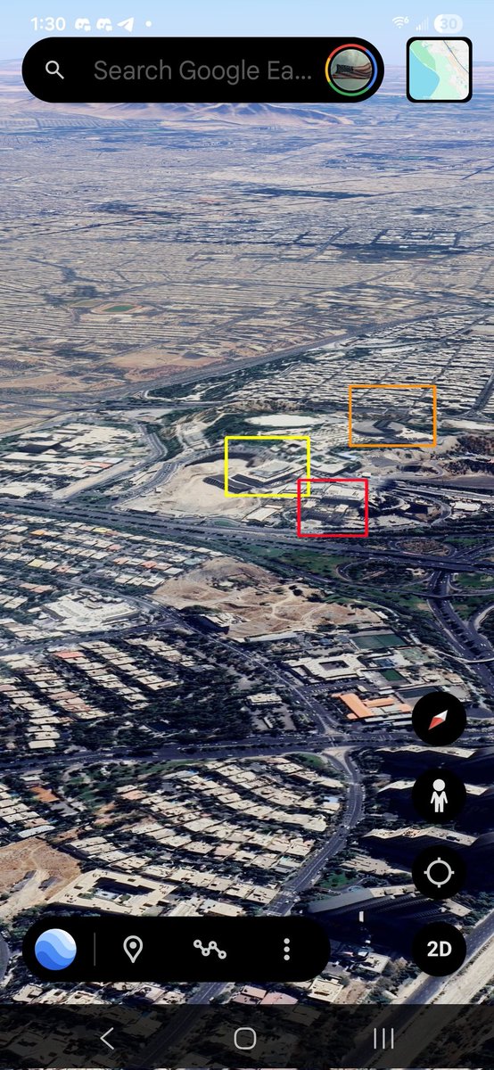 Strike seemingly near the Atomic Energy organization of Iran headquarters