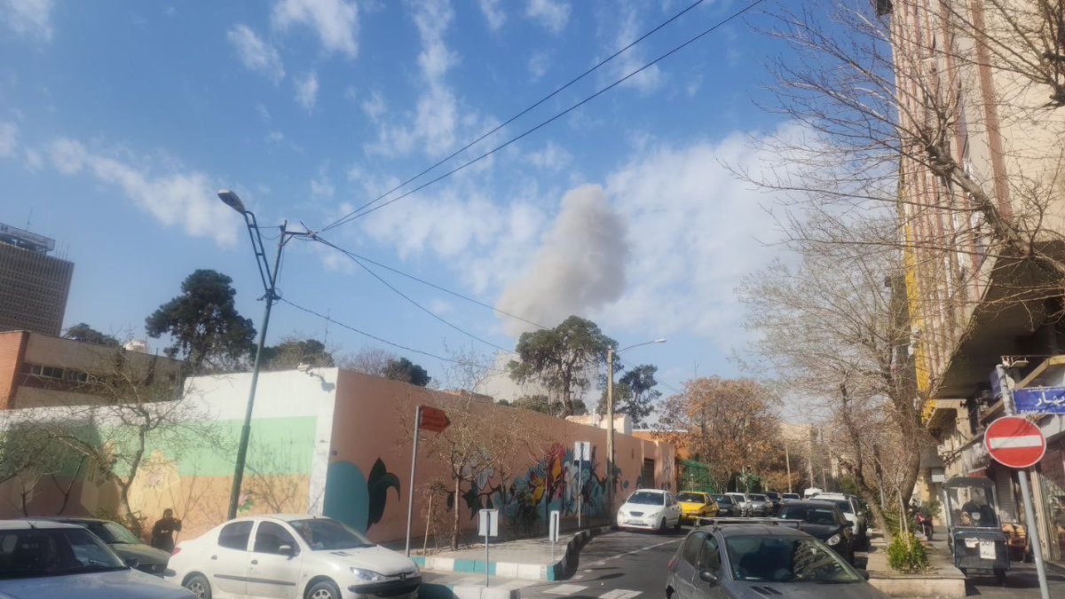 Explosions heard in downtown Tehran, Iran