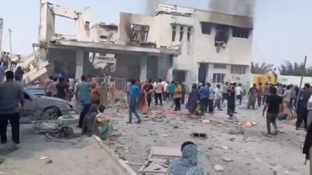 Footages emerge from a girls' primary school hit by Israeli strikes in Iran’s southern city of Minab. Death toll has so far risen to 40