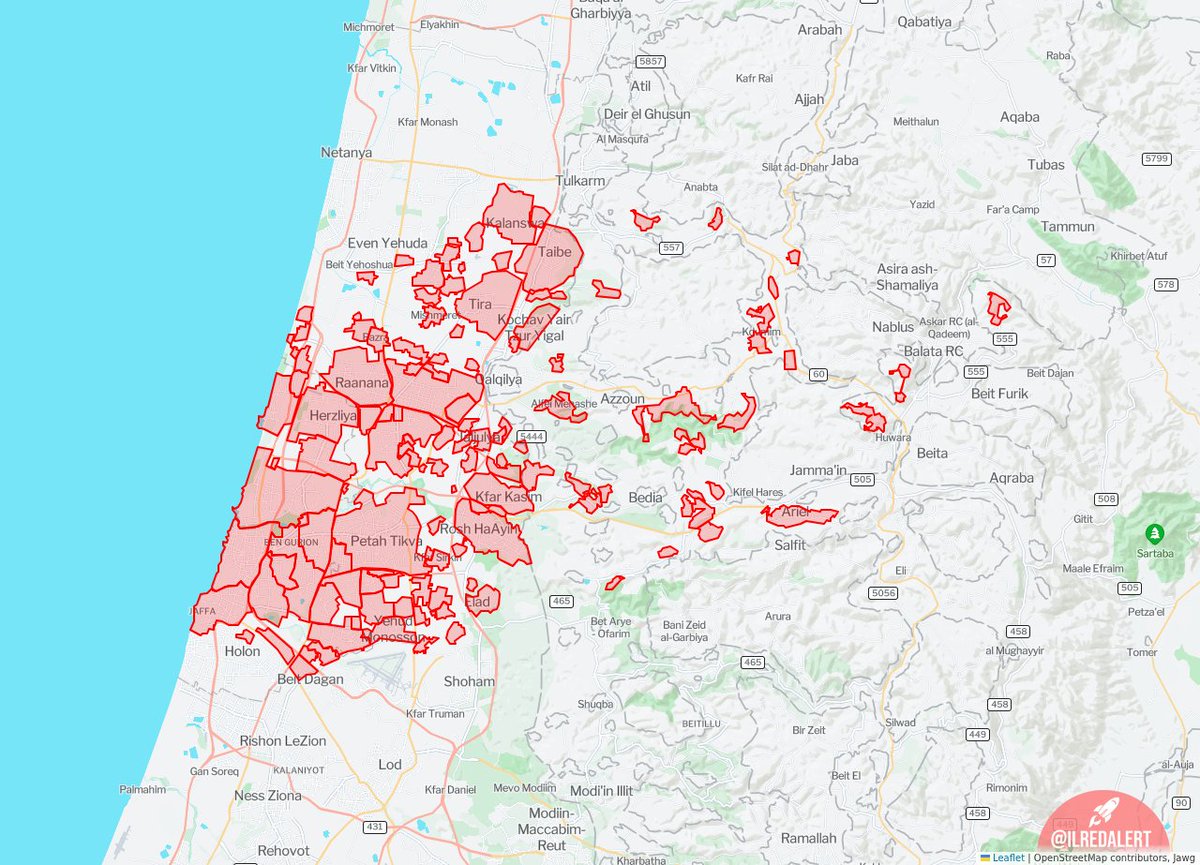 Sirens are sounding again in Tel Aviv