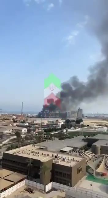 Iranian Shahed-136 kamikaze drone directly strikes a military asset inside the US Naval Base in Bahrain