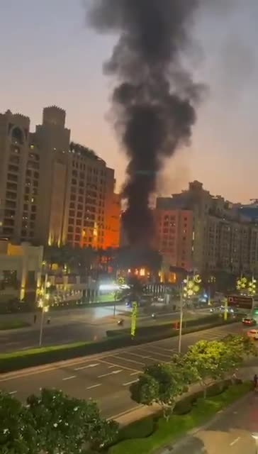Iran strikes the @FairmontHotels in Dubai, UAE