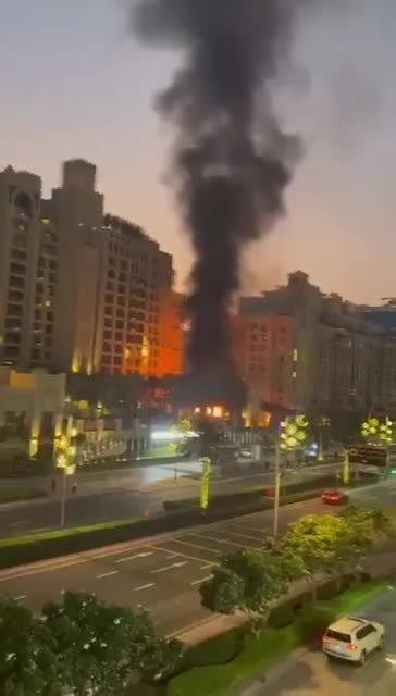 Iran strikes the @FairmontHotels in Dubai, UAE