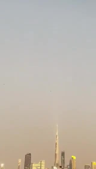 Iran is apparently targeting areas near the Burj Khalifa, with kamikaze drones approaching the building
