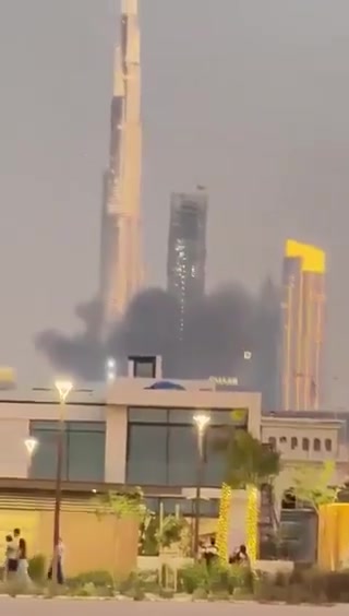 Iran is apparently targeting areas near the Burj Khalifa, with kamikaze drones approaching the building