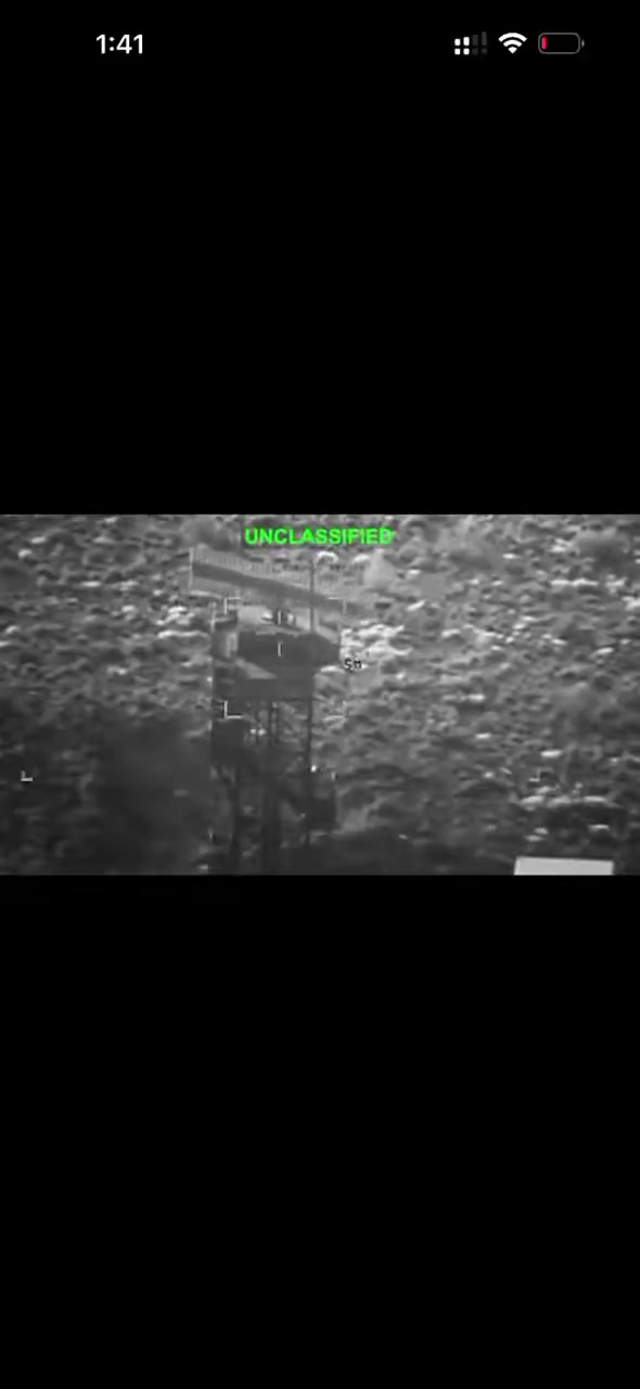 The U.S. military releases video of what it says were strikes against Iranian military targets