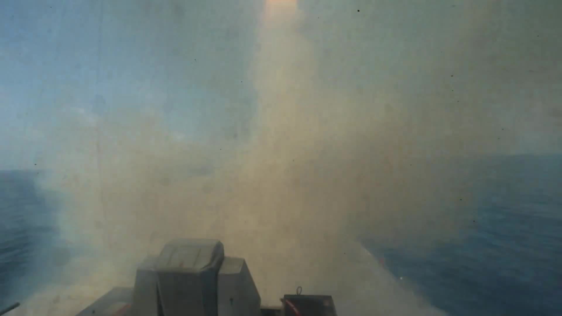 The US Central Command publishes footage showing its strikes against Iran today, including targeting an Iranian drone on the ground