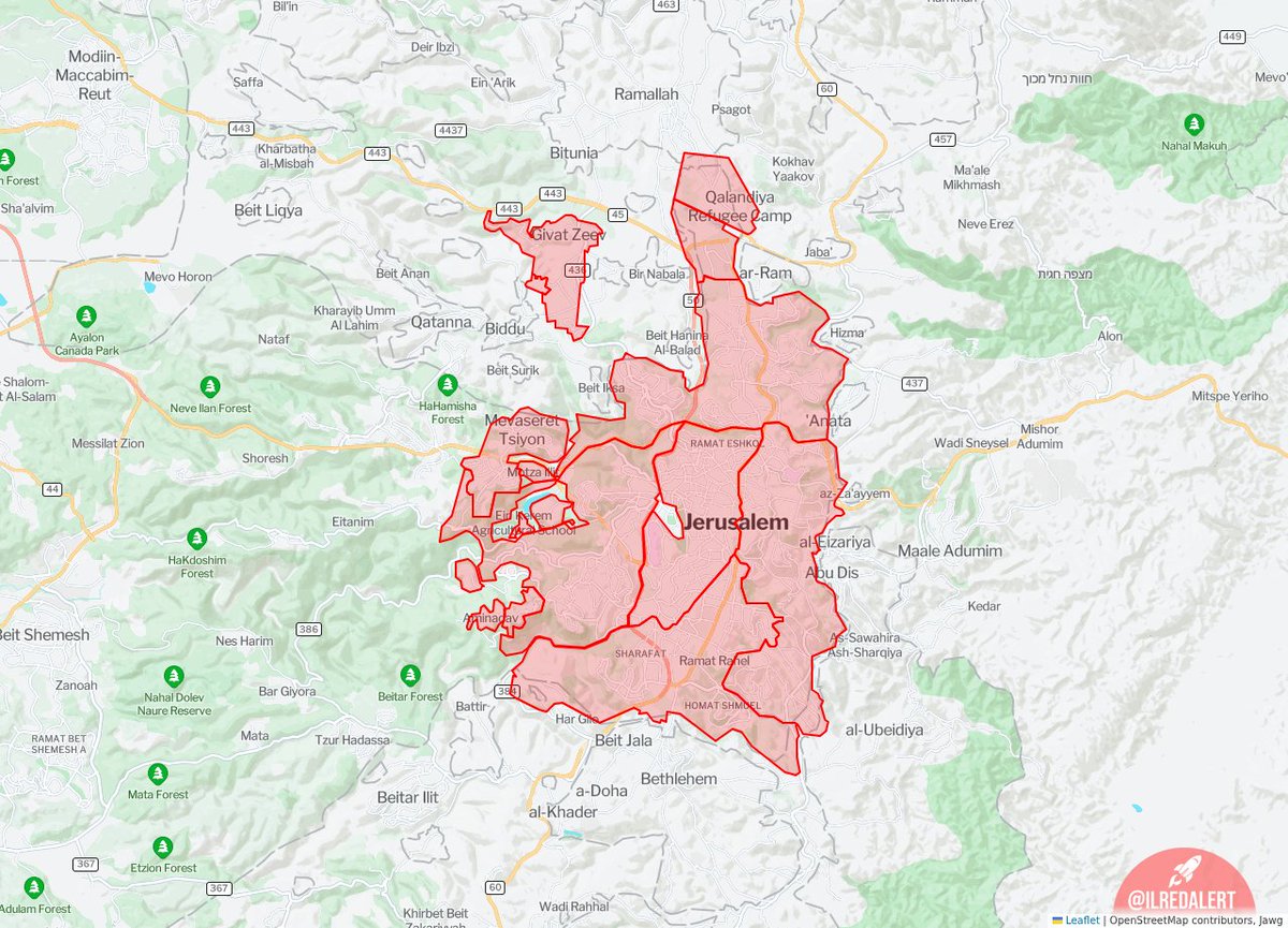 The Israeli Defense Forces detected missile launches targeting multiple areas in Israel. The Home Front Command urges residents in those locations to stay near shelters and go inside immediately when alerts sound. [01:40:04]
