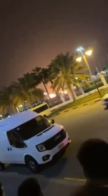 Bahrain International Airport has just been hit by Iranian drone strike